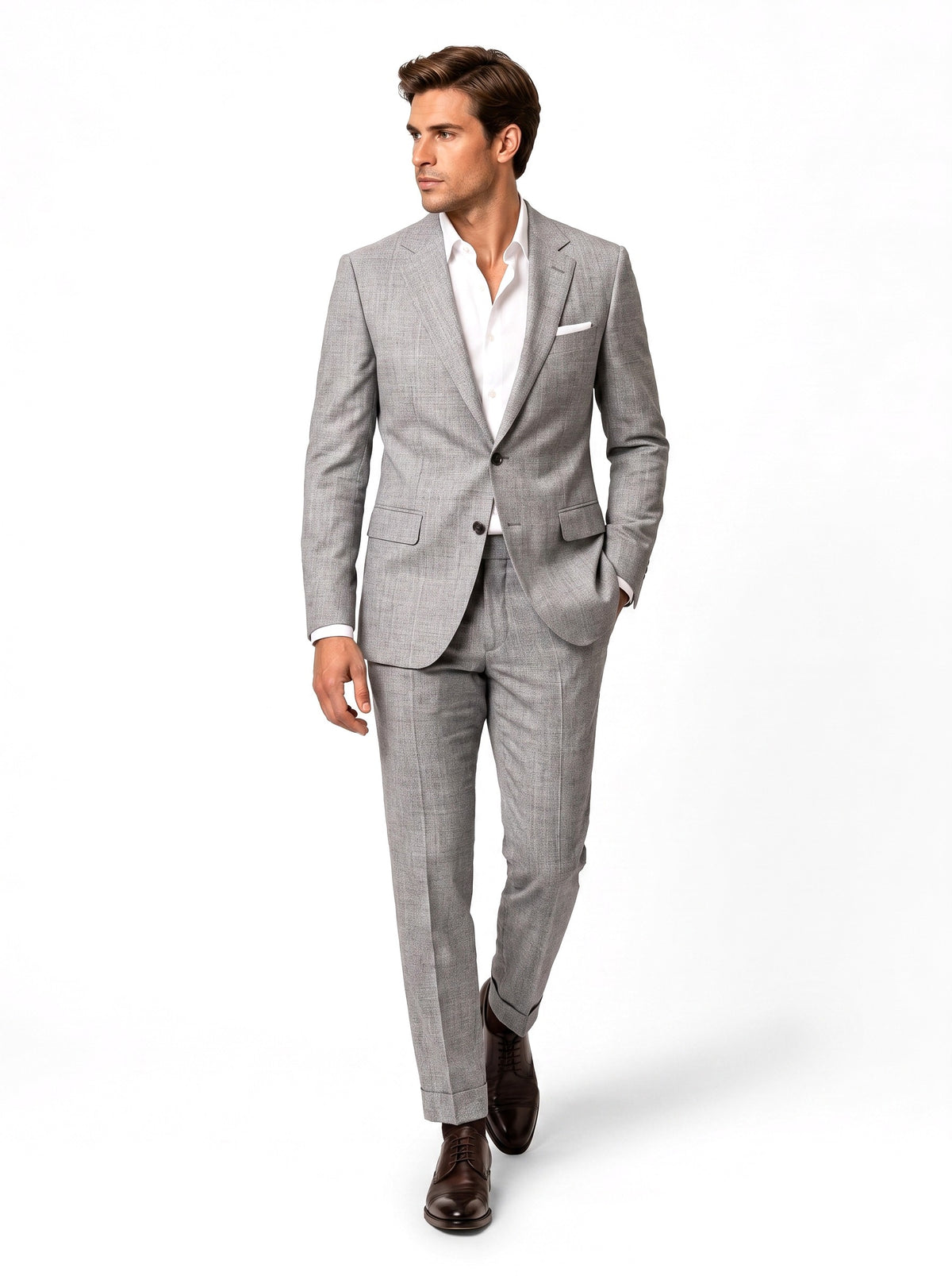 Elite Wool DBV132A custom suit - front