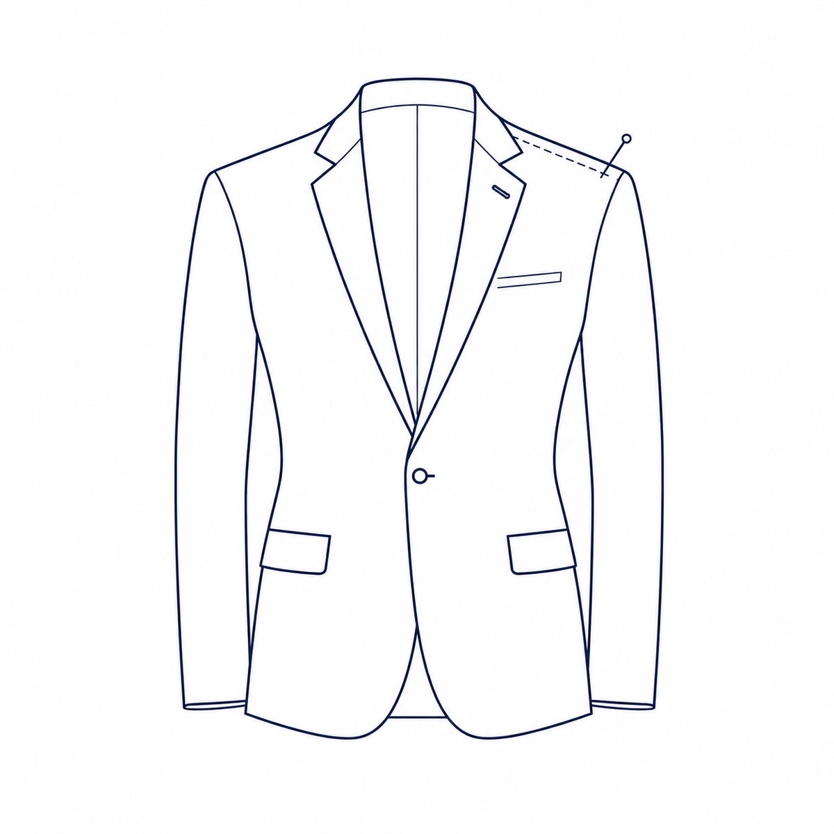 Men's jacket alteration
